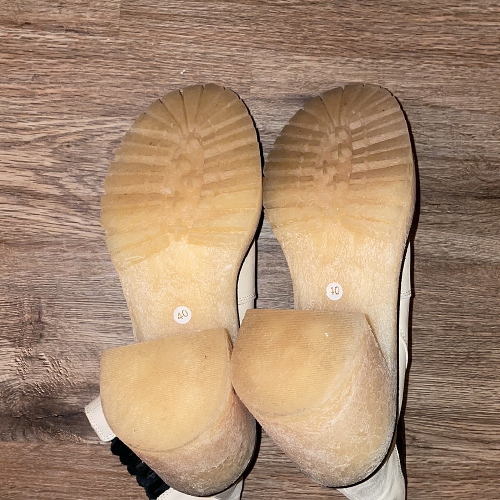 FREE PEOPLE James Chelsea Boots size 40 off white - Picture 8 of 10